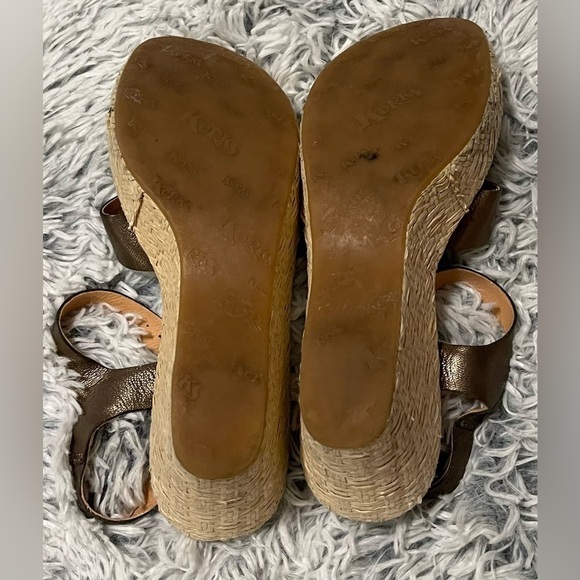 Korks Kork Ease women’s 7/38 sandals platform straw heels strappy Heels Leather - Picture 8 of 8